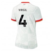 Echipament fotbal Liverpool Virgil van Dijk #4 Tricou Treilea 2024-25 pentru femei maneca scurta